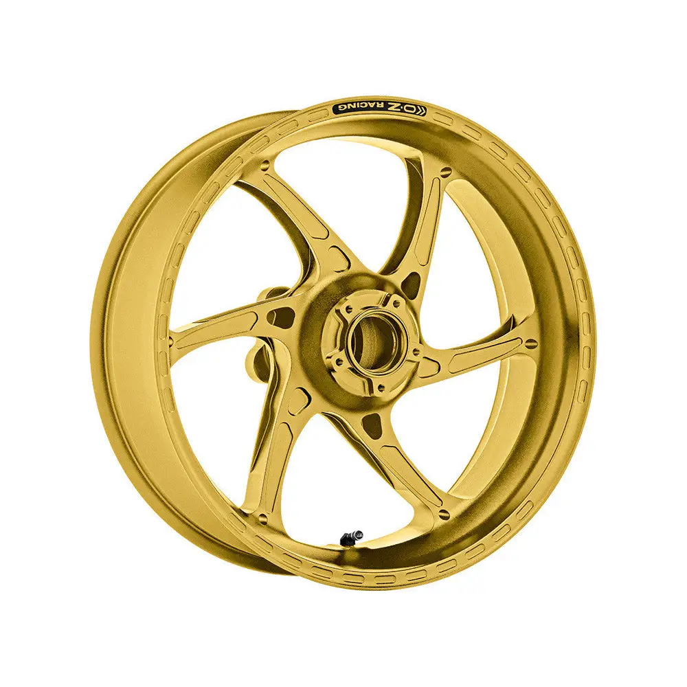 OZ GASS RS-A FORGED ALUMINUM REAR WHEEL: APRILIA RSV 1000 R / Tuono / Mille - Matte Gold - wheels