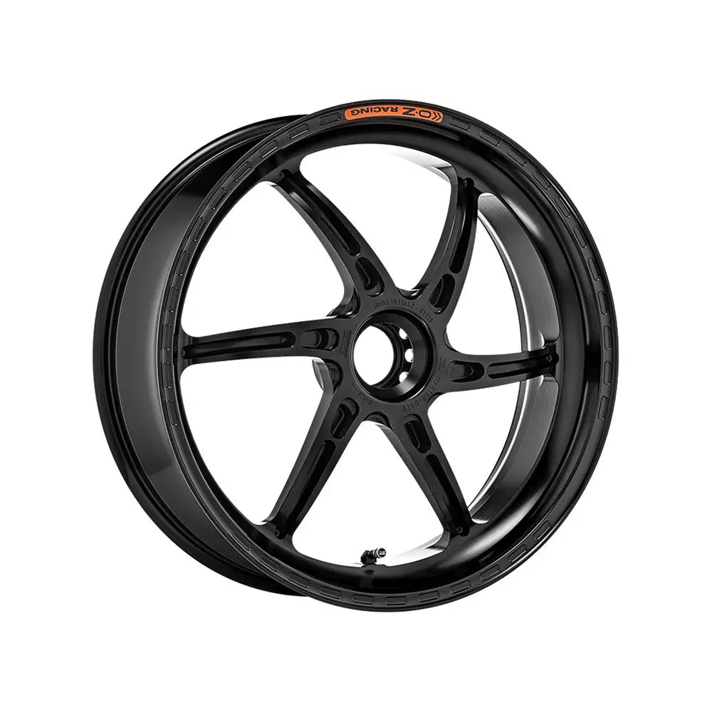 OZ GASS RS-A FORGED ALUMINUM REAR WHEEL: LARGE HUB DUCATI -17’’ x 6’’ - Gloss Black - wheels