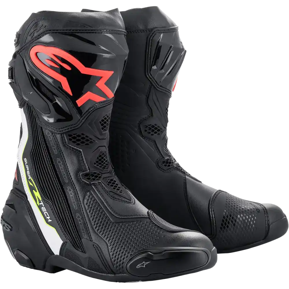ALPINESTARS Supertech R Boots - Black/Red - US 7.5 / EU 41 2220021-1236-41