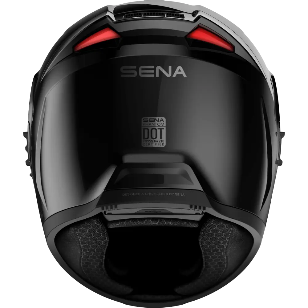 Phantom Ff Mesh Com Helmet Glossy Black Sm