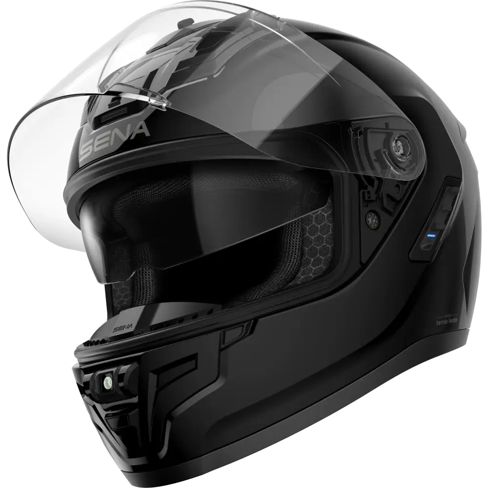 Phantom Ff Mesh Com Helmet Glossy Black Sm