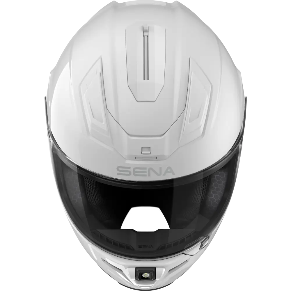Phantom Ff Mesh Com Helmet Glossy White 2x