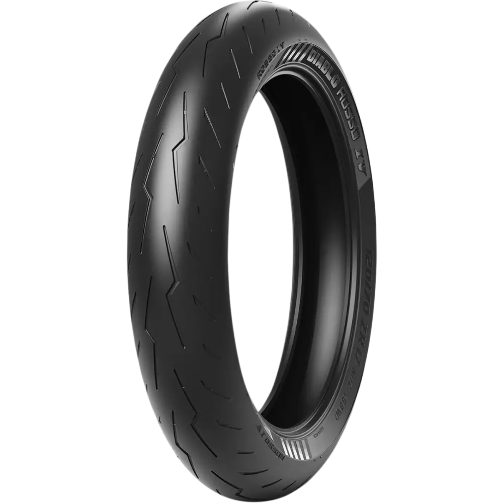 PIRELLI - Diablo Rosso IV Corsa Tire | Front and Rear Options - Front / 110/70ZR17