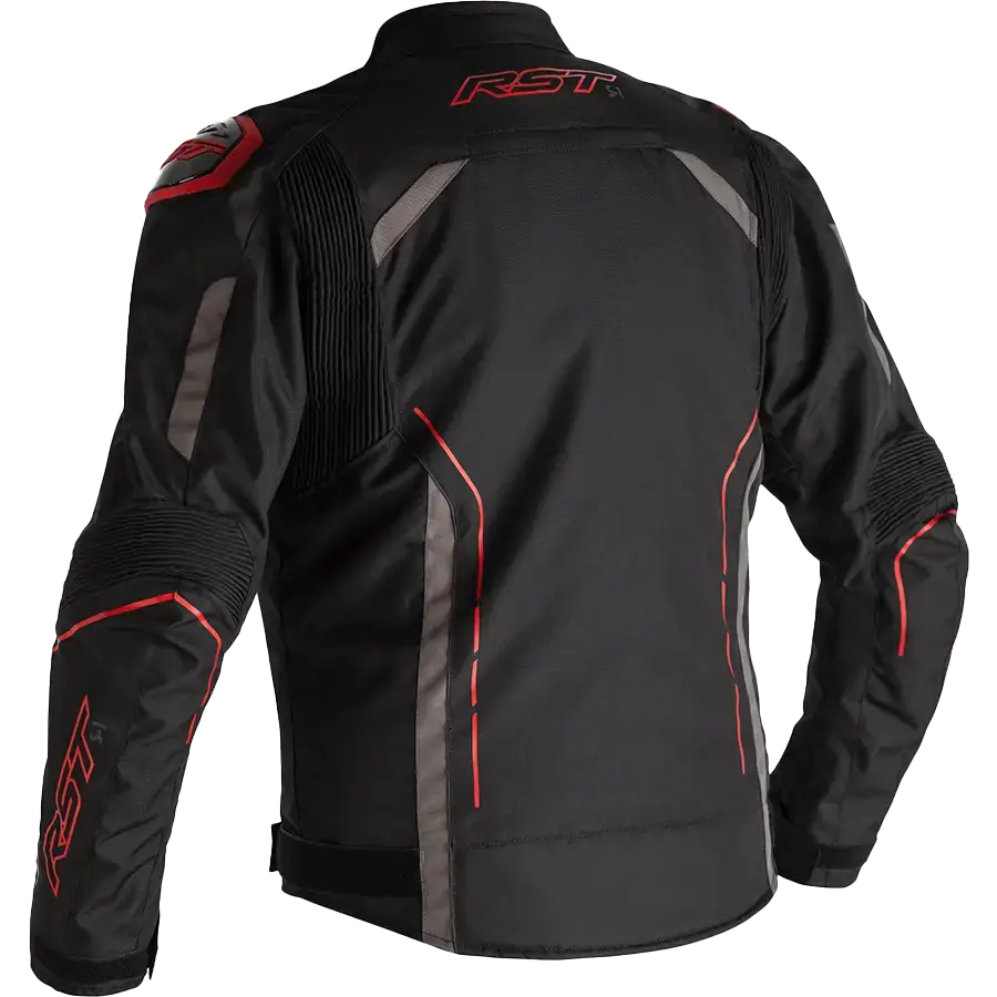 S1 Ce Jacket Black/Grey/Red Textile Sm