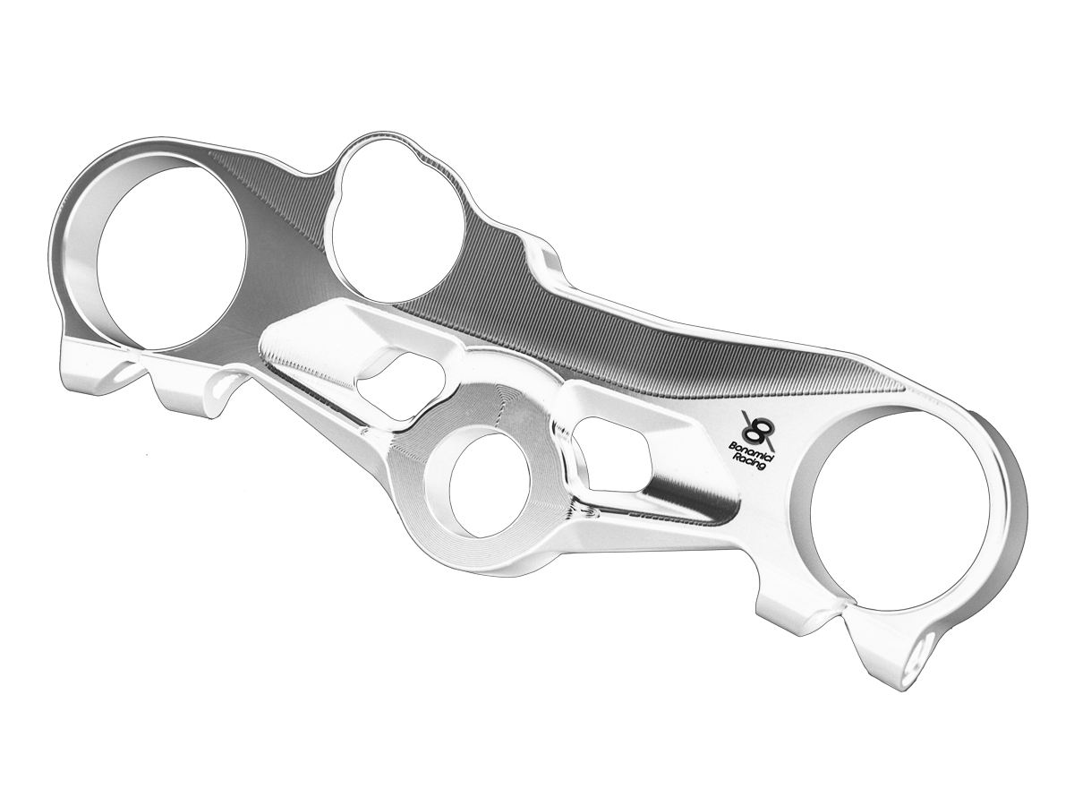 BONAMICI TOP TRIPLE CLAMP SUZUKI GSX-R 1000 (SILVER) (STREET) (2017+)