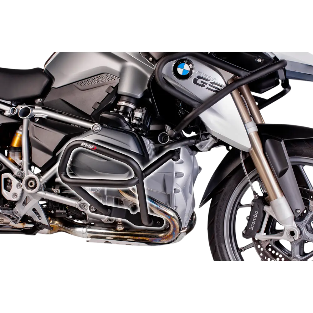 PUIG HI-TECH PARTS Engine Guards - Black 7543N