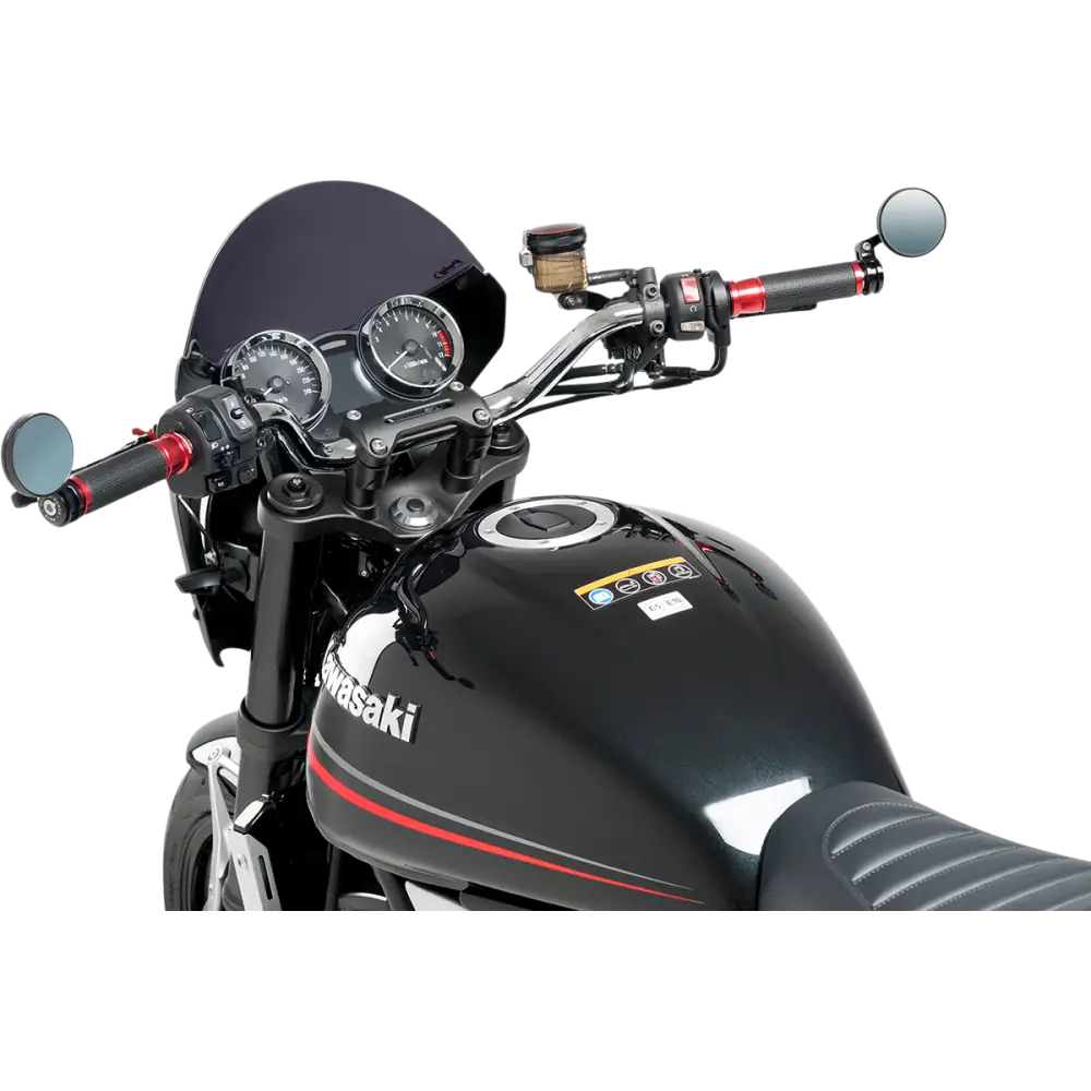 PUIG HI-TECH PARTS Mirror - Tracker - Rear View - Round - Black 9506N