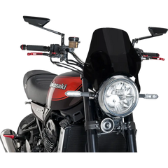 PUIG HI-TECH PARTS Naked Windshield - Dark Smoke - Z900RS/SE 21347F