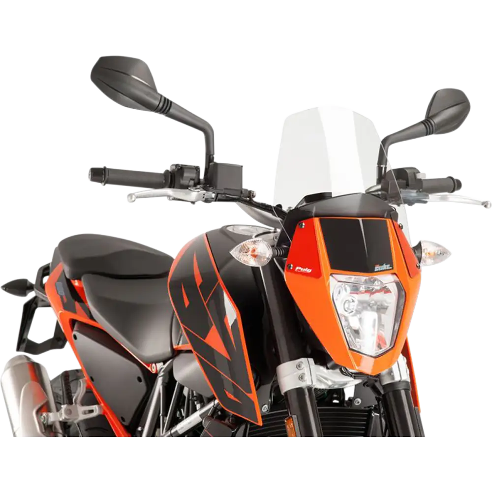 PUIG HI-TECH PARTS New Generation Windscreen - 10-1/2" - Clear - KTM 390 6009W