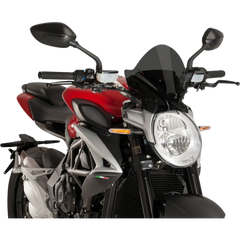 PUIG HI-TECH PARTS New Generation Windscreen - 10-1/2" - Dark Smoke - Brutale 800 9011F