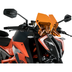 PUIG HI-TECH PARTS New Generation Windscreen - 10-1/2" - Orange - 1290 Super Duke R 20425T