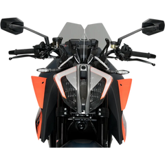 PUIG HI-TECH PARTS New Generation Windscreen - 10-1/2" - Smoke - 1290 Super Duke R 20425H
