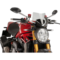 PUIG HI-TECH PARTS New Generation Windscreen - 10-5/8" - Clear - Monster 7013W
