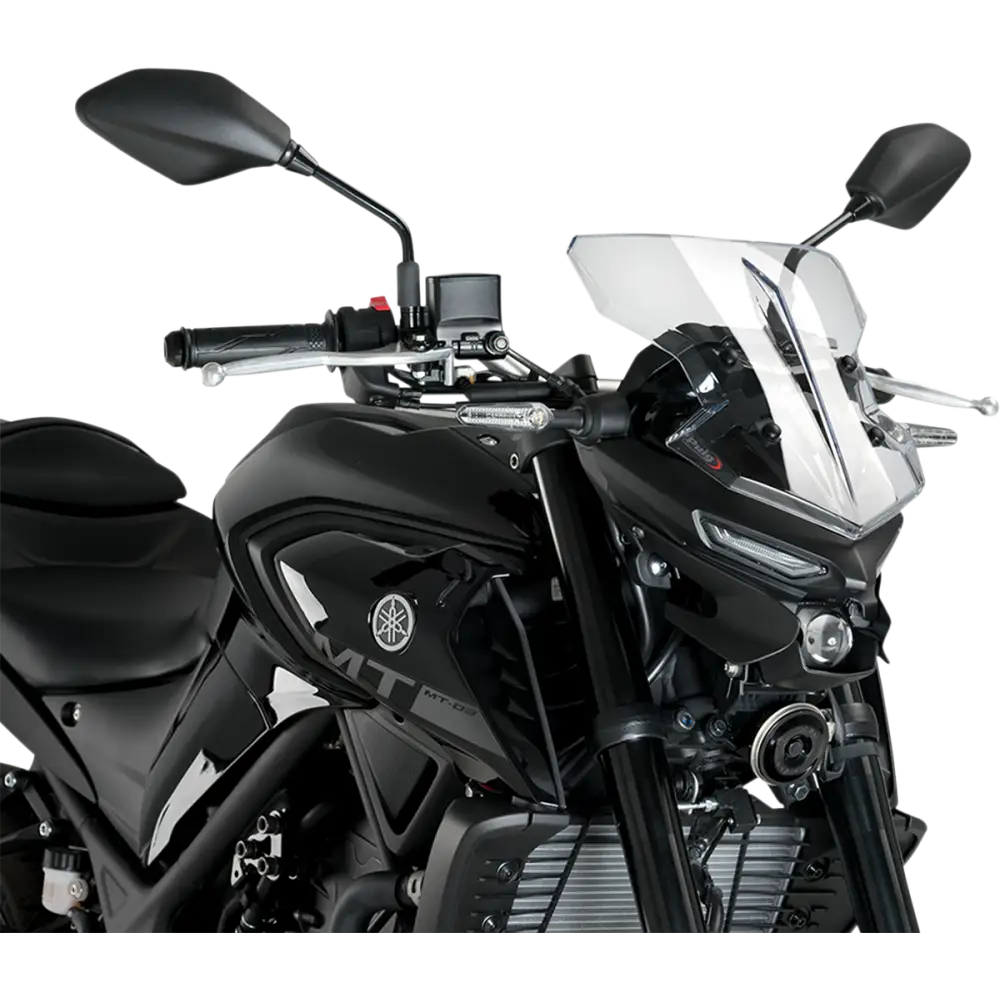 PUIG HI-TECH PARTS New Generation Windscreen - 11-3/4" - Clear - MT-03 20285W