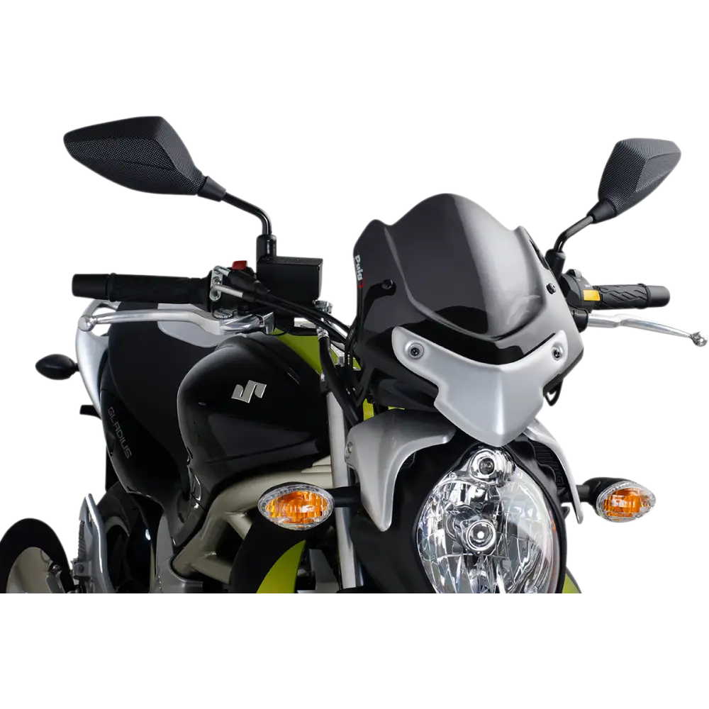 PUIG HI-TECH PARTS New Generation Windscreen - 11-3/4" - Dark Smoke - SFV650 4951F