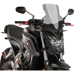 PUIG HI-TECH PARTS New Generation Windscreen - 11-3/4" - Dark Smoke - CB650F 9687F