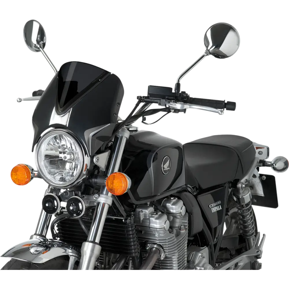PUIG HI-TECH PARTS New Generation Windscreen - 11-3/4" - Dark Smoke - CB1100 7593F