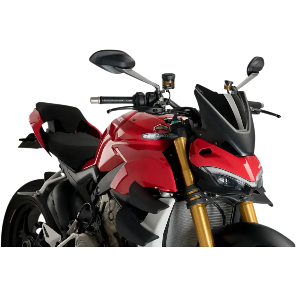 PUIG HI-TECH PARTS New Generation Windscreen - 11" - Clear - Ducati 20467W