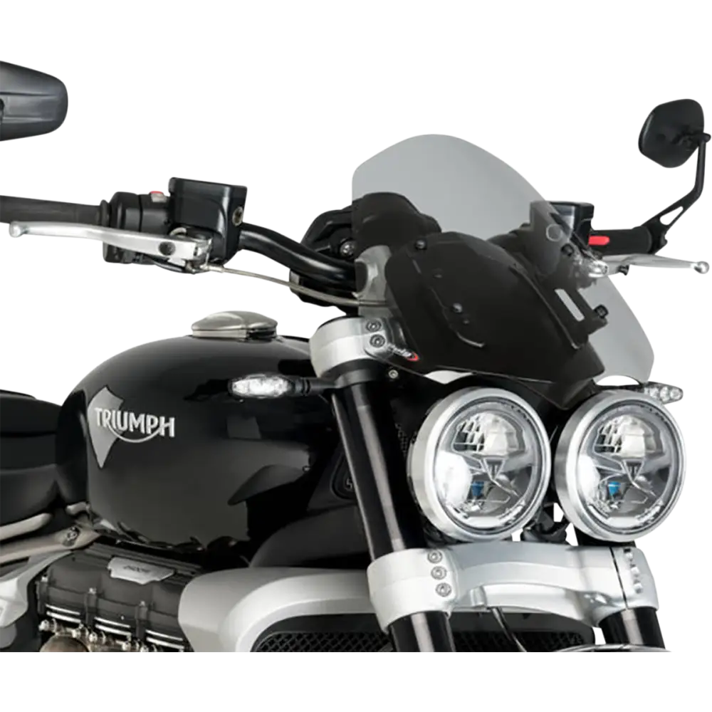 PUIG HI-TECH PARTS New Generation Windscreen - 11" - Clear - Triumph 20283W