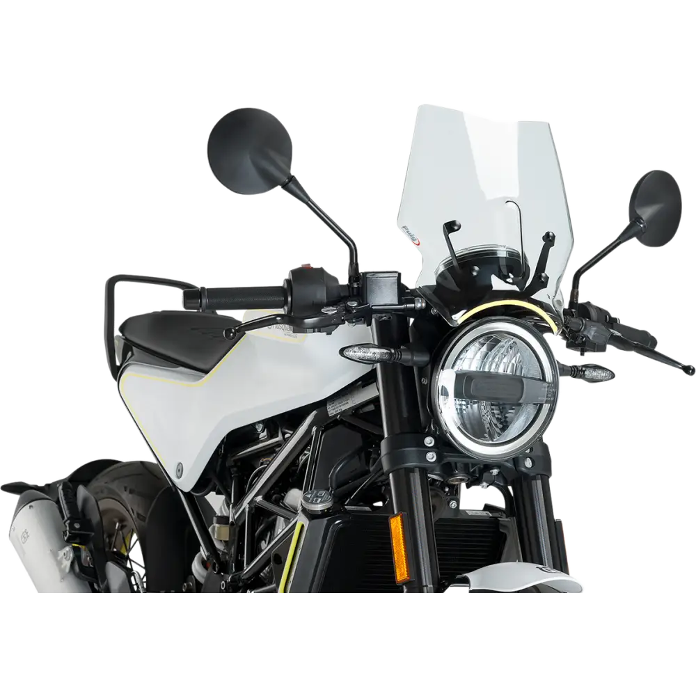 PUIG HI-TECH PARTS New Generation Windscreen - 12-1/2" - Clear - Husqvarna 9702W
