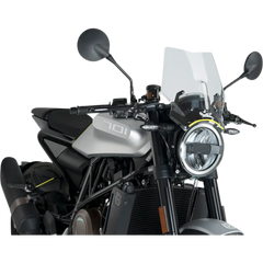 PUIG HI-TECH PARTS New Generation Windscreen - 12-1/2" - Clear - Husqvarna 9750W