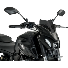 PUIG HI-TECH PARTS New Generation Windscreen - 12-1/2" - Dark Smoke - MT-07 20618F