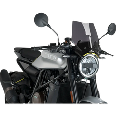 PUIG HI-TECH PARTS New Generation Windscreen - 12-1/2" - Dark Smoke - Husqvarna 9750F