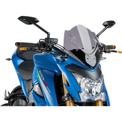 PUIG HI-TECH PARTS New Generation Windscreen - 12-1/2" - Smoke - GSXS1000 7653H