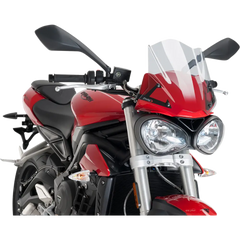 PUIG HI-TECH PARTS New Generation Windscreen - 12-1/4" - Clear - Street Triple 765 9999W