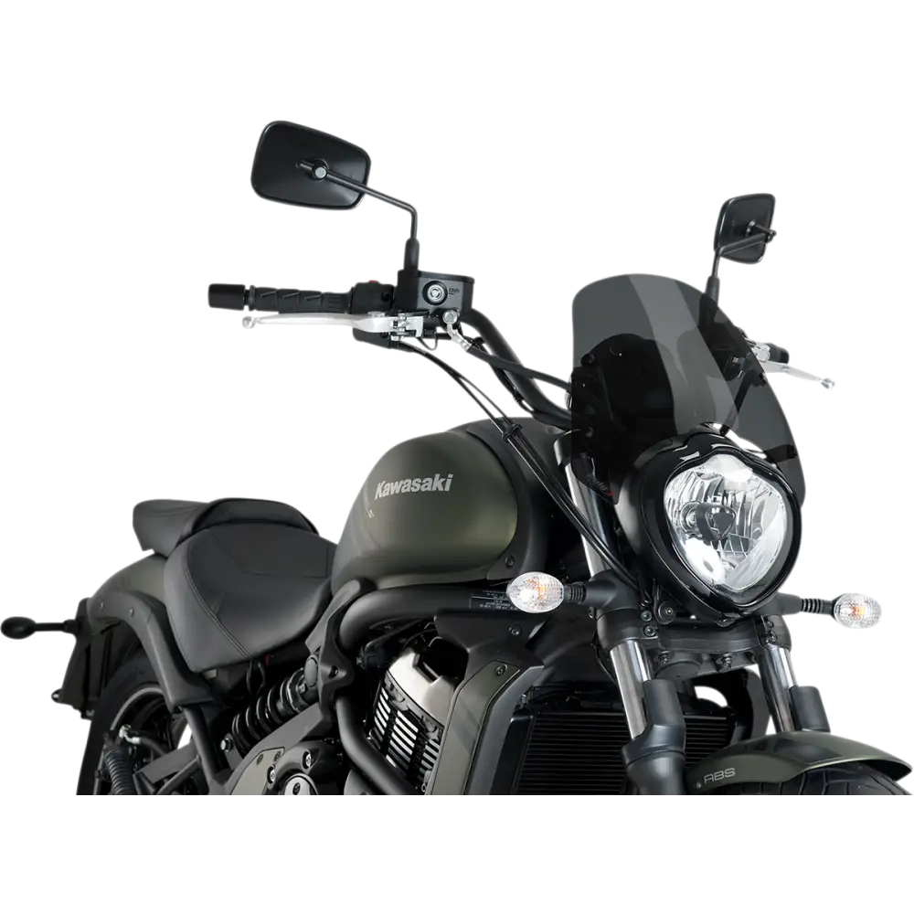 PUIG HI-TECH PARTS New Generation Windscreen - 12-1/4" - Dark Smoke - Vulcan 3175F