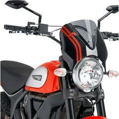 PUIG HI-TECH PARTS New Generation Windscreen - 12-1/4" - Smoke - Scrambler 7652H