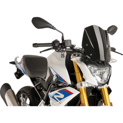 PUIG HI-TECH PARTS New Generation Windscreen - 12" - Black - BMW 8920N