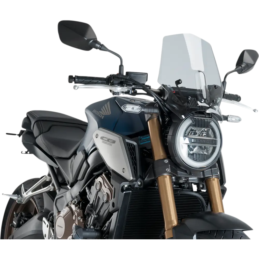 PUIG HI-TECH PARTS New Generation Windscreen - 13-1/2" - Smoke - CB1000R 9748H