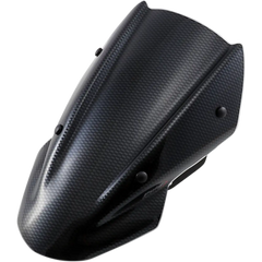 PUIG HI-TECH PARTS New Generation Windscreen - 13-3/8" - Carbon - Kawasaki 9588C