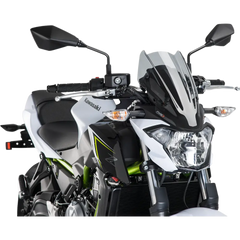 PUIG HI-TECH PARTS New Generation Windscreen - 13-3/8" - Smoke - Kawasaki 9588H