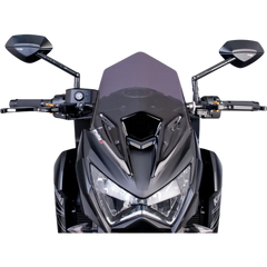 PUIG HI-TECH PARTS New Generation Windscreen - 14-1/2" - Black - Z800 6401F