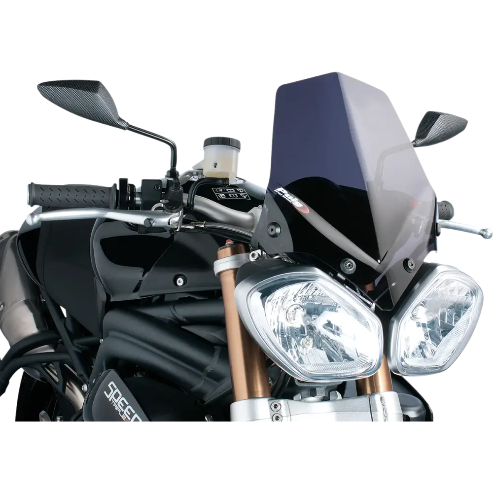 PUIG HI-TECH PARTS New Generation Windscreen - 14" - Dark Smoke - Speed Triple 5658F