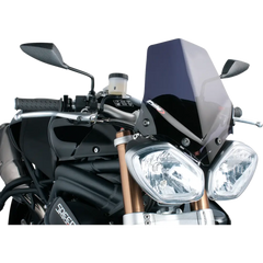 PUIG HI-TECH PARTS New Generation Windscreen - 14" - Dark Smoke - Speed Triple 5658F