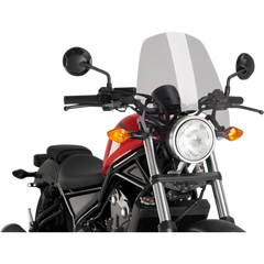 PUIG HI-TECH PARTS New Generation Windscreen - 16-1/2" - Smoke - Rebel 500 9462H
