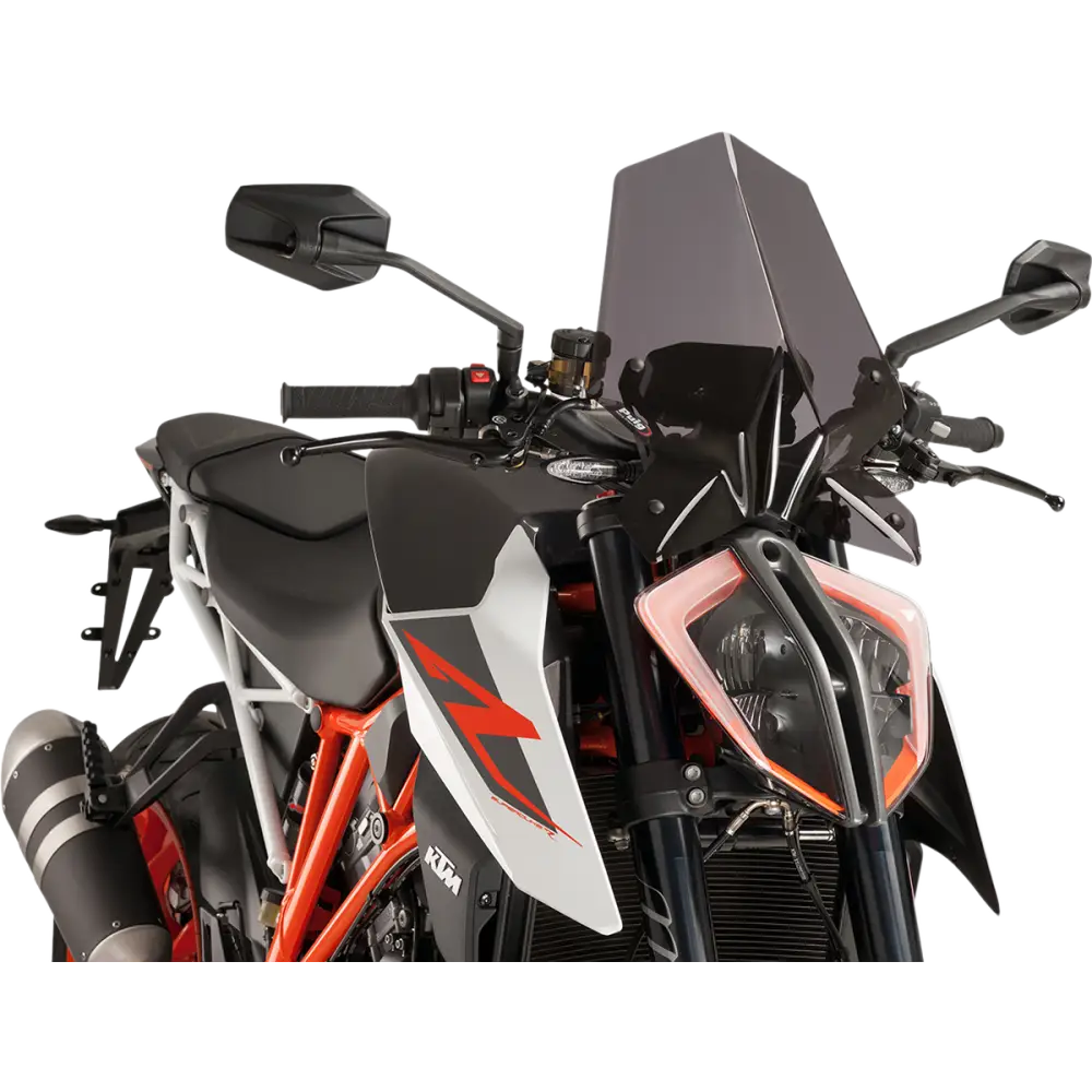 PUIG HI-TECH PARTS New Generation Windscreen - 16-1/4" - Dark Smoke - KTM 1290 9692F