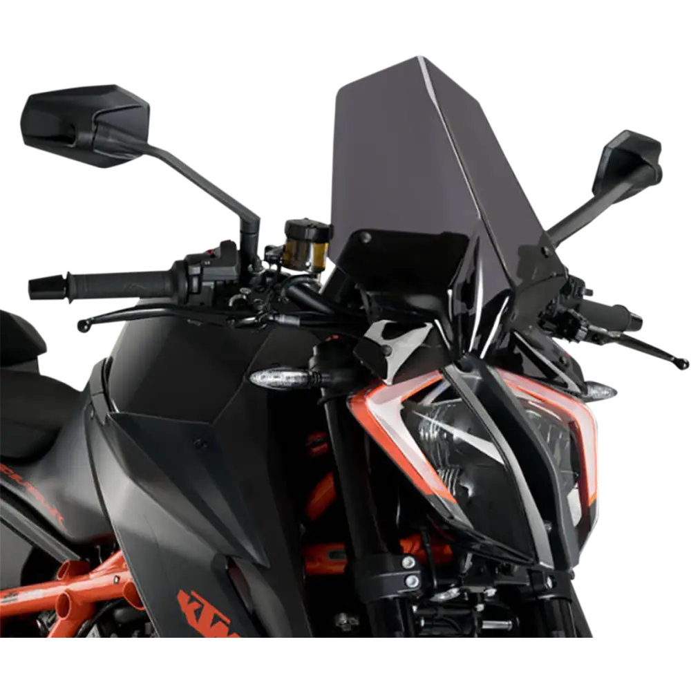 PUIG HI-TECH PARTS New Generation Windscreen - 16-1/4" - Dark Smoke - 1290 Super Duke R 20461F