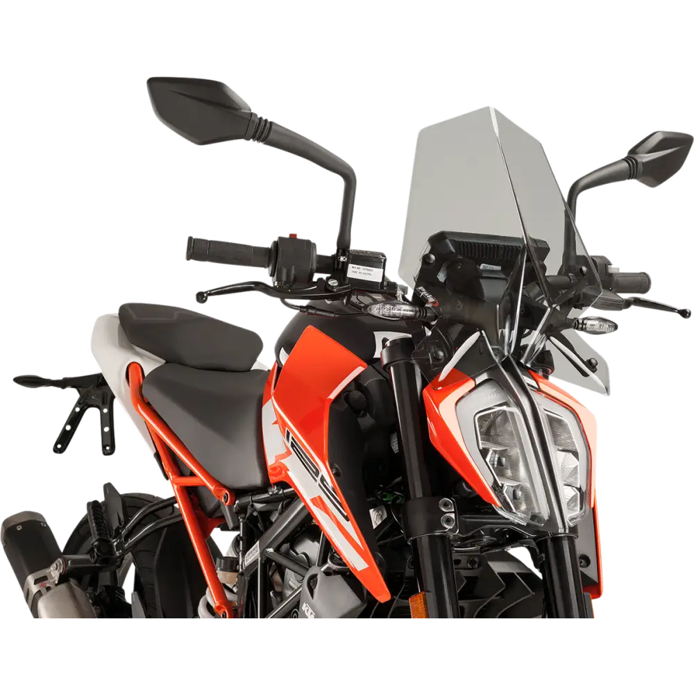 PUIG HI-TECH PARTS New Generation Windscreen - 16-1/4" - Smoke - KTM 9514H