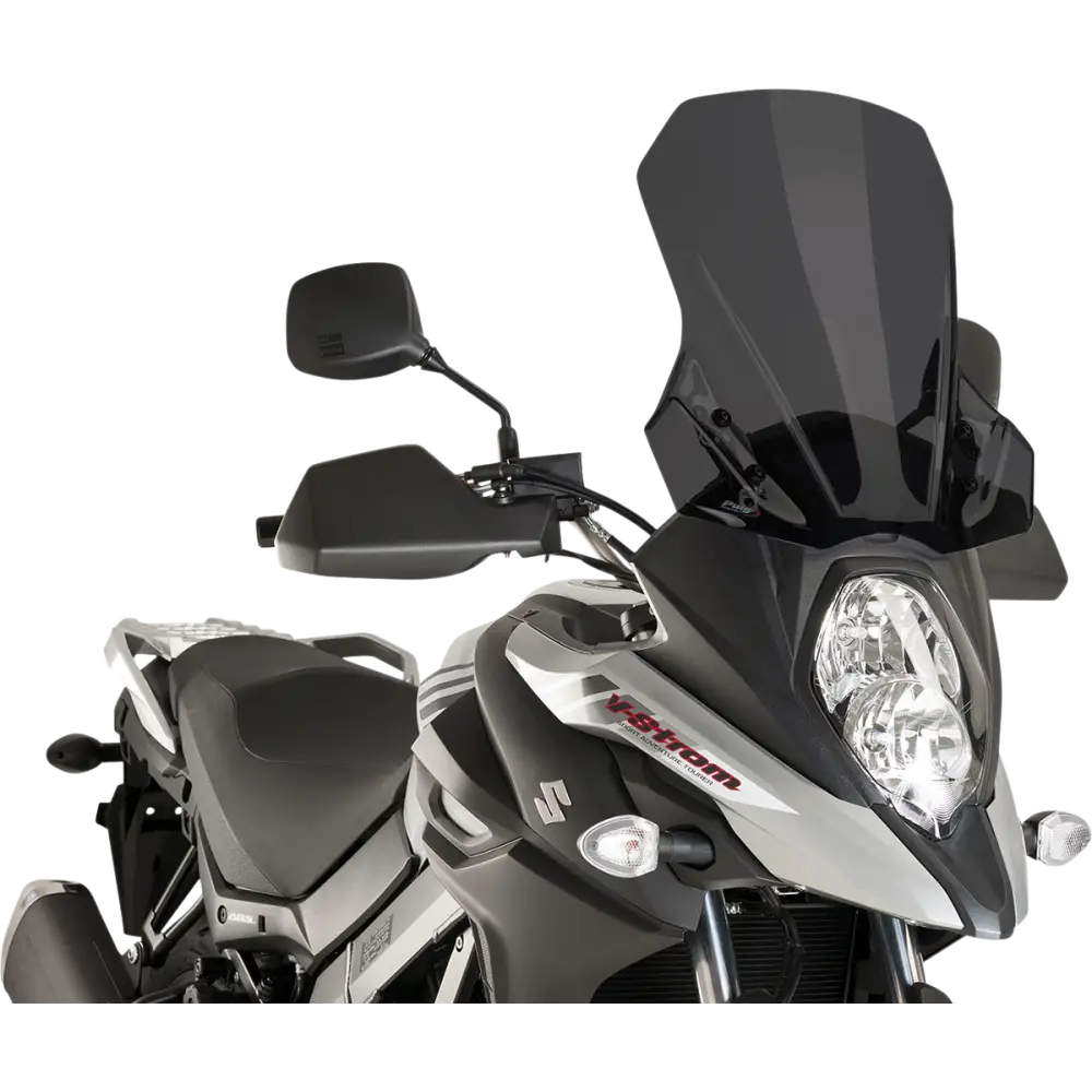 PUIG HI-TECH PARTS New Generation Windscreen - 17-1/4" - Dark Smoke - V-Strom 9719F