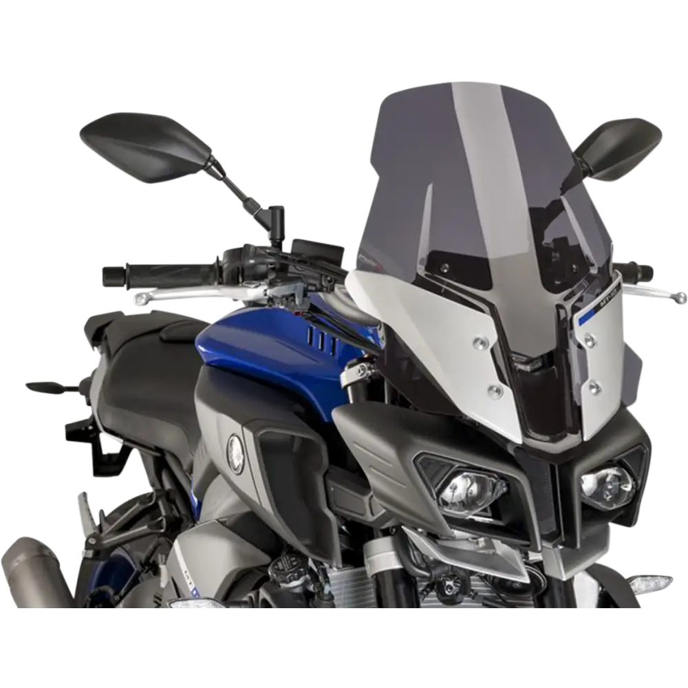 PUIG HI-TECH PARTS New Generation Windscreen - 19-3/4" - Dark Smoke - MT10 8918F
