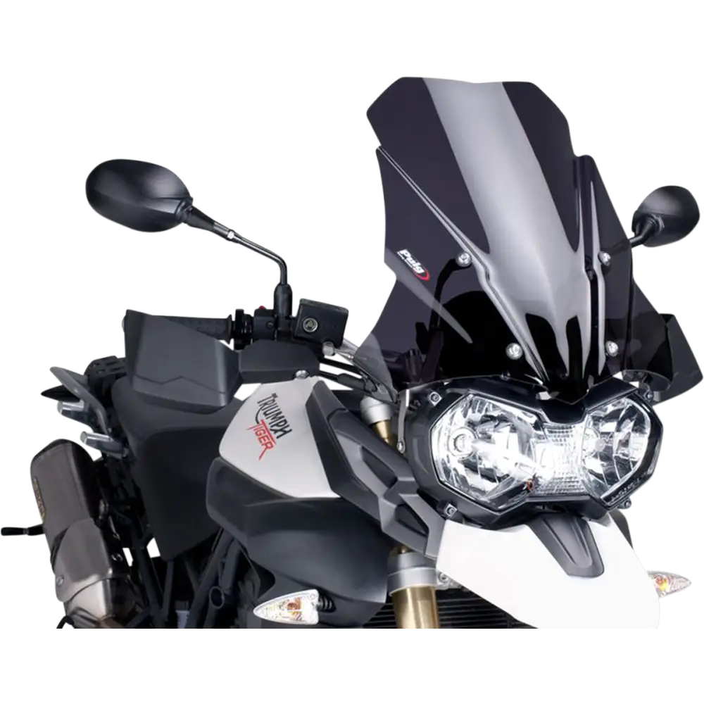PUIG HI-TECH PARTS New Generation Windscreen - 19-3/8" - Smoke - Tiger 800 5652F