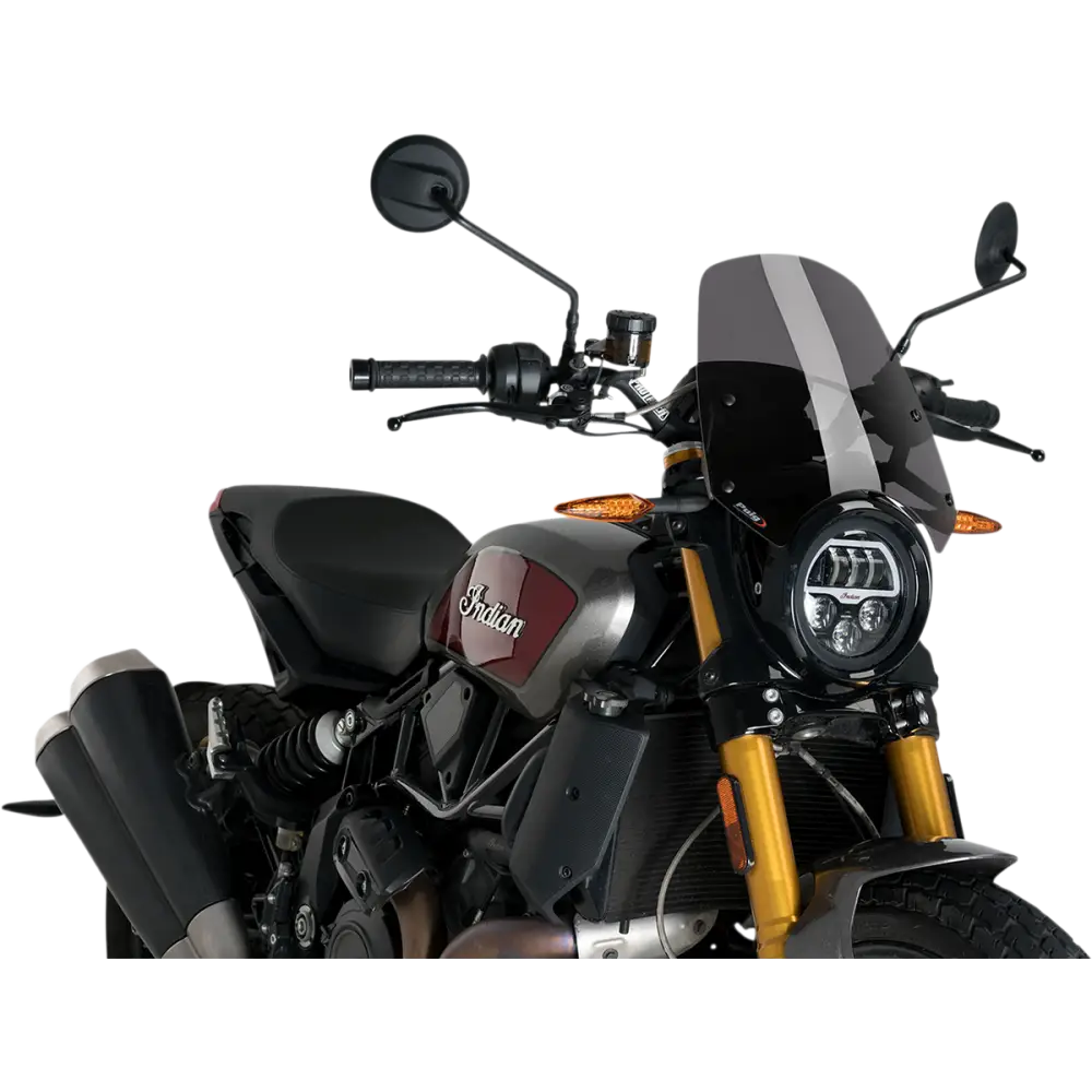 PUIG HI-TECH PARTS New Generation Windscreen - Dark Smoke - FTR 1200 3834F