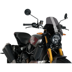 PUIG HI-TECH PARTS New Generation Windscreen - Dark Smoke - FTR 1200 3834F