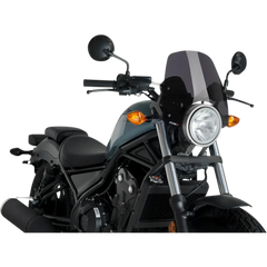 PUIG HI-TECH PARTS New Generation Windscreen - Dark Smoke - Rebel 3829F