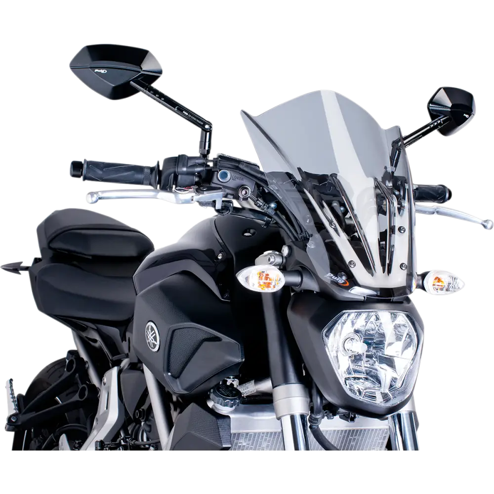 PUIG HI-TECH PARTS New Generation Windscreen - Smoke - MT07 7016H
