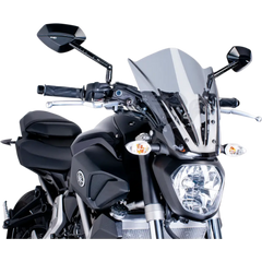 PUIG HI-TECH PARTS New Generation Windscreen - Smoke - MT07 7016H